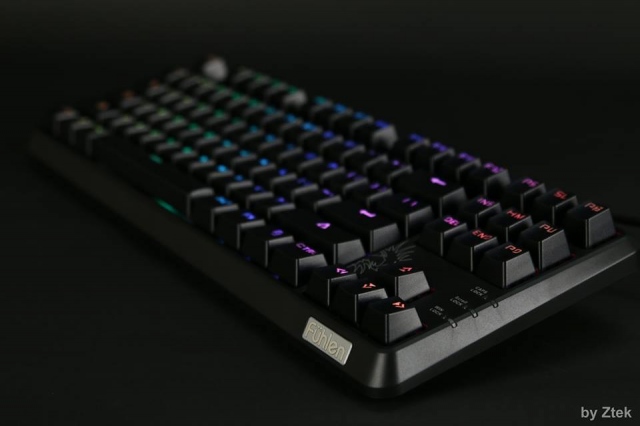 Bàn phím cơ Fuhlen SM680R/M87S RGB Black Blue switch 12