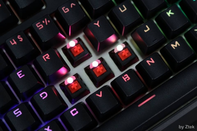 Bàn phím cơ Fuhlen SM680R/M87S RGB Black Blue switch 26