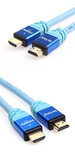 Cáp HDMI 2.0 SaiKang 1m hỗ trợ 4K, 2K, 3D cho Tivi 4K 3