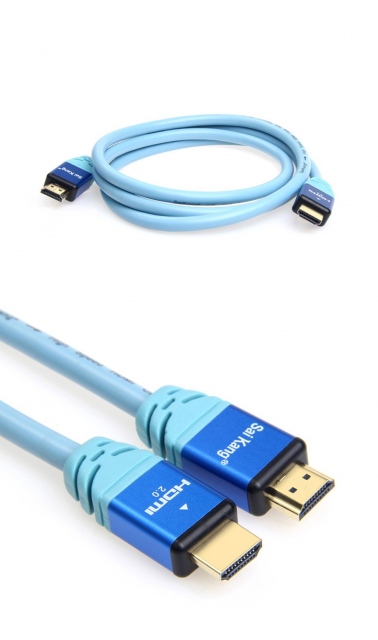 Cáp HDMI 2.0 SaiKang 1m hỗ trợ 4K, 2K, 3D cho Tivi 4K 4