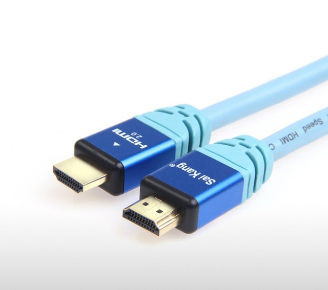 Cáp HDMI 2.0 SaiKang 2m hỗ trợ 4K, 2K, 3D cho Tivi 4K 2