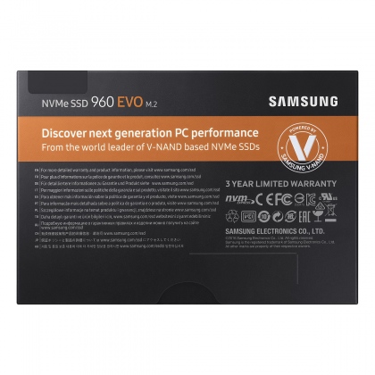 Ổ cứng SSD M2-PCIe 250GB Samsung 960 EVO NVMe 2280 - Tuanphong.vn