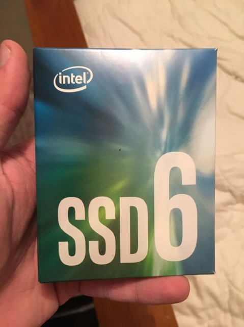 Ổ cứng SSD M2-PCIe 256GB Intel 600p NVMe 2280 13