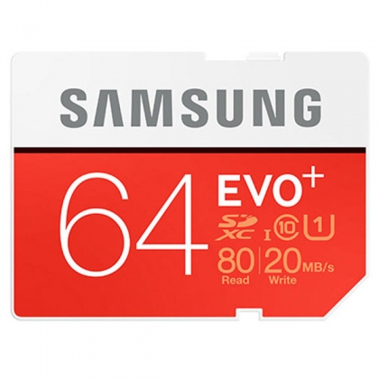 Thẻ nhớ 64GB SDXC Samsung EVO PLUS 80/20 MBs