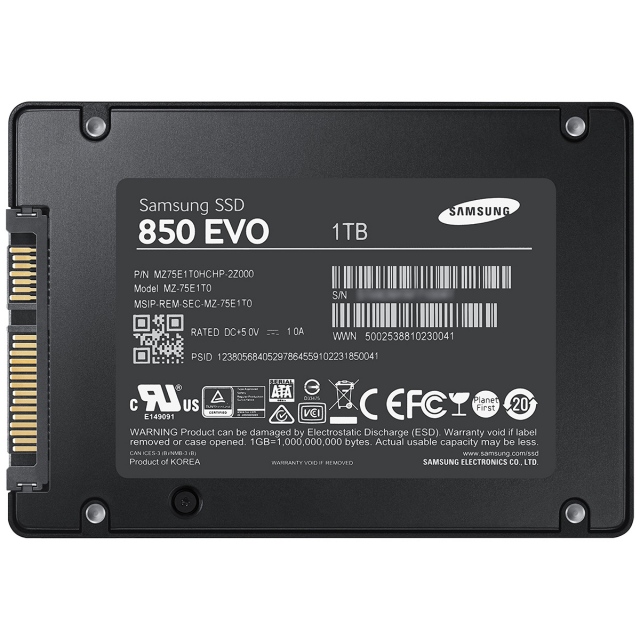 Ổ cứng SSD 1TB Samsung 850 EVO 2.5-Inch SATA III - Tuanphong.vn