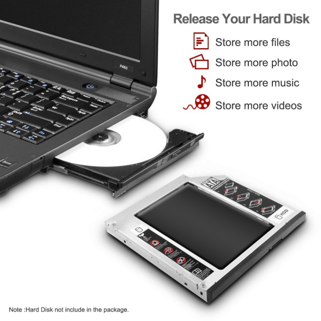 Caddy Bay SATA III 9.5mm Remax 11