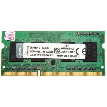 RAM DDR3 Laptop 2GB Kingston 1333Mhz (PC3 12800 SODIMM 1.5V)