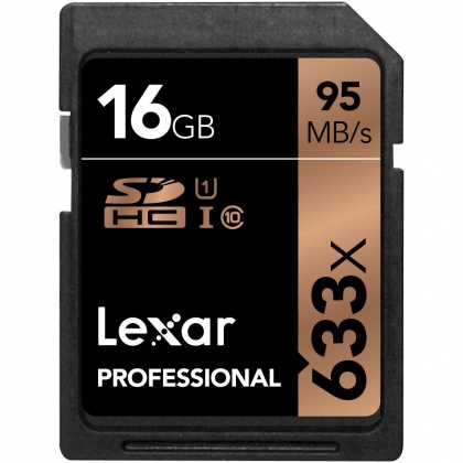 Thẻ nhớ 16GB SDHC Lexar Professional 633x 95/45 MBs