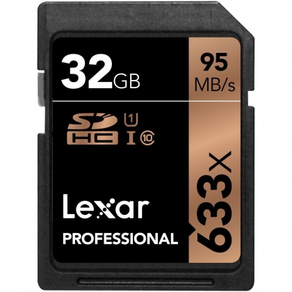 Thẻ nhớ 32GB SDHC Lexar Professional 633x 95/45 MBs