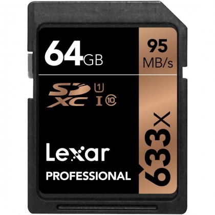 Thẻ nhớ 64GB SDXC Lexar Professional 633x 95/45 MBs