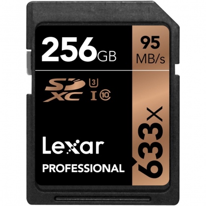 Thẻ nhớ 256GB SDXC Lexar Professional 633x 95/45 MBs