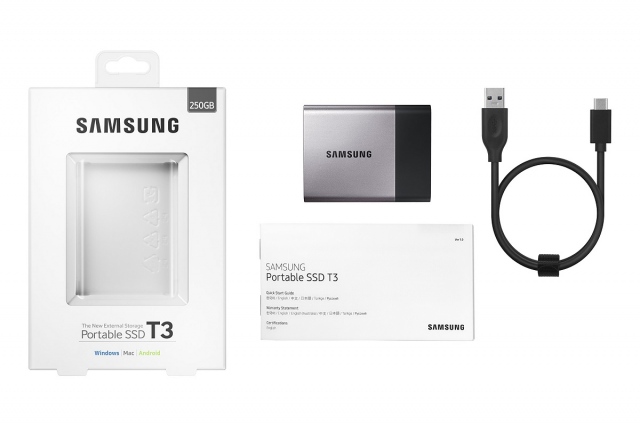 Ổ cứng di động SSD Portable 250GB Samsung T3 7
