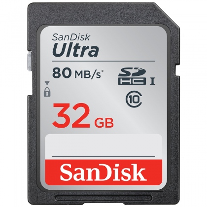 Thẻ nhớ 32GB SDHC SanDisk Ultra 80 MB/s (SDSDUNC-032G-GN6IN)