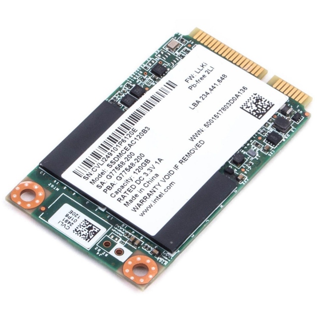 Ổ cứng SSD mSATA 120gb Intel 525 2
