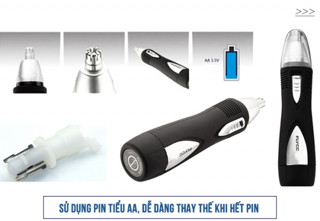 Máy cắt tỉa lông mũi Flyco FS7805 13
