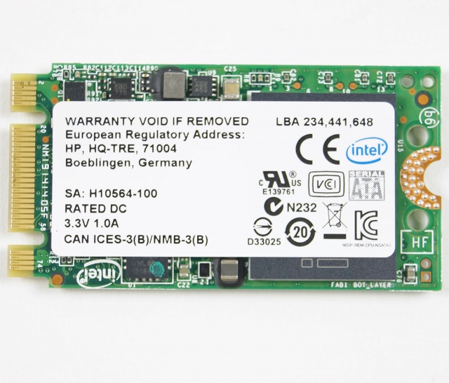 Ổ cứng SSD M2-SATA 120GB Intel Pro 1500 2242 4