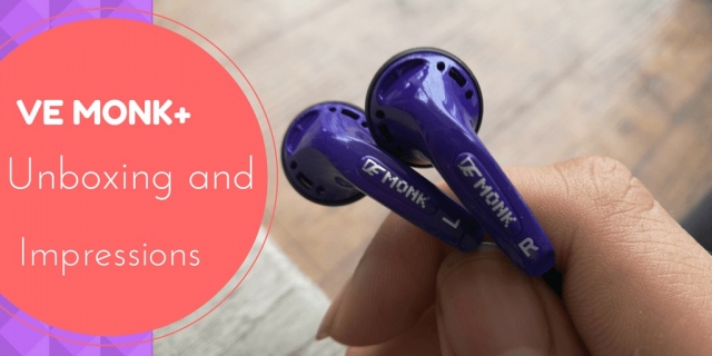 Tai nghe Ve Monk Plus màu xanh nước biển (Royal Purple) bản có mic và tăng giảm âm lượng 7