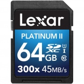 Thẻ nhớ 64GB SDXC Lexar Platinum II 300x 45/20 MBs