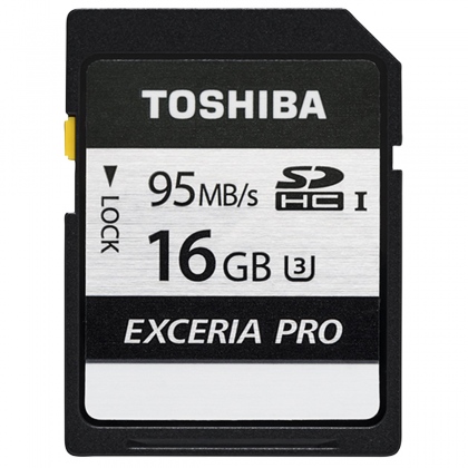 Thẻ nhớ 16GB SDHC Toshiba Exceria N401 95/75 MBs