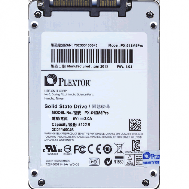 Ổ cứng SSD 512GB Plextor M5 Pro Xtreme 2.5-Inch SATA III