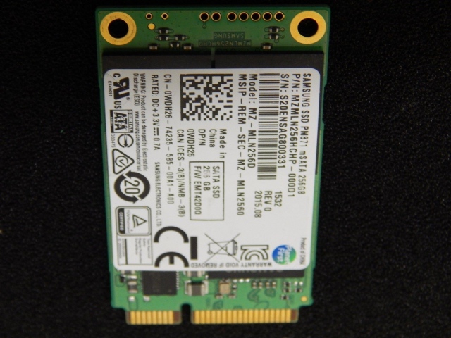 Ổ cứng SSD mSATA 256gb Samsung PM871 - MZMLN256HCHP-000D1 3