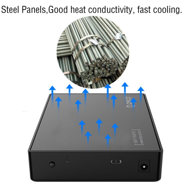 Box Orico 3588C3 series USB Type C 3.0 - Hỗ trợ HDD and SSD 2.5 và 3.5 Inch 15