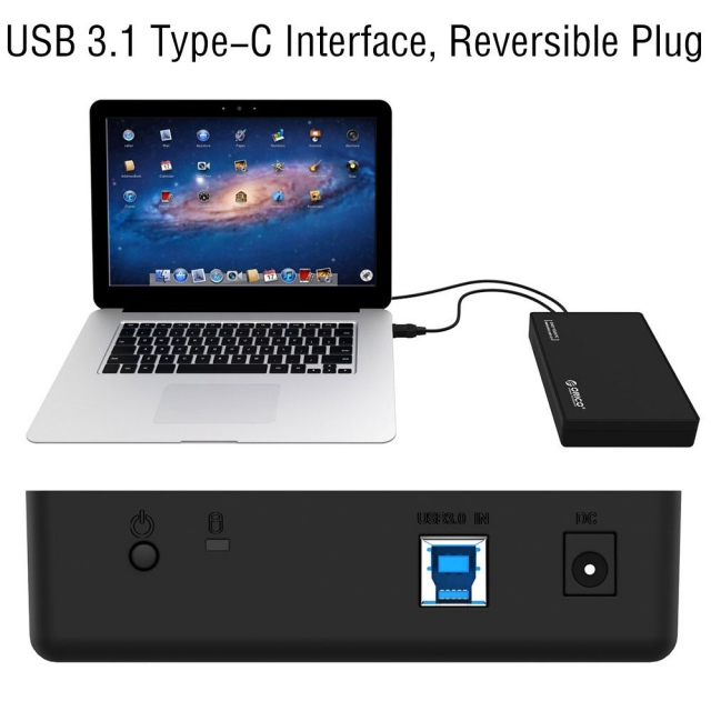 Box Orico 3588C3 series USB Type C 3.0 - Hỗ trợ HDD and SSD 2.5 và 3.5 Inch 16