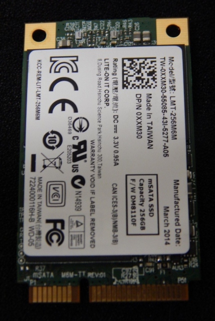 Ổ cứng SSD mSATA 256GB LiteOn M6M 5
