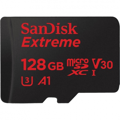 Thẻ nhớ 128GB MicroSDXC Sandisk Extreme 667x A1 V30 100/60 MBs