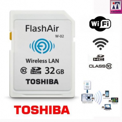 Thẻ nhớ 32gb Wifi SDHC FlashAir W-03 - Tuanphong.vn