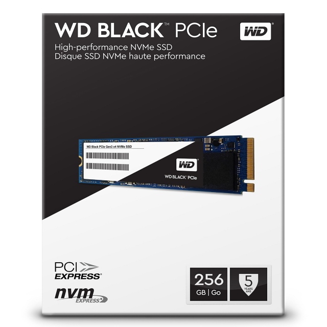 Ổ cứng SSD M2-PCIe 256GB WD Black NVMe 2280 3