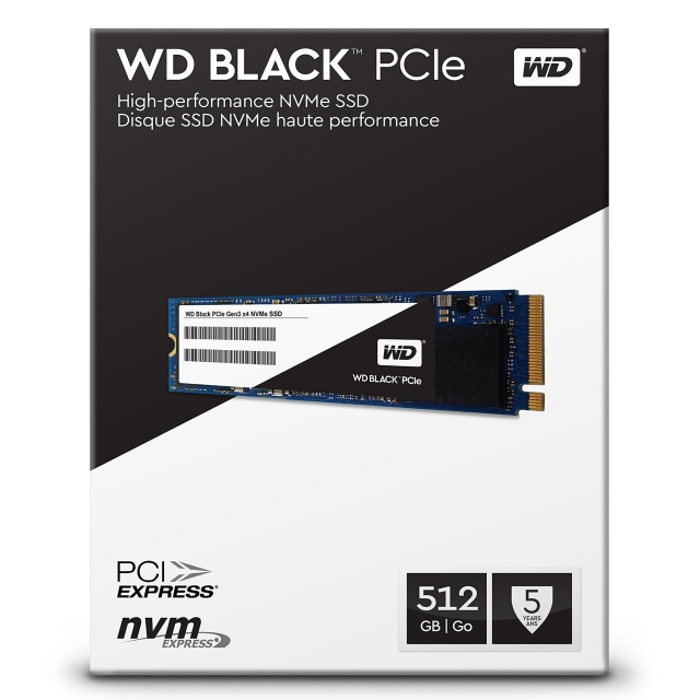 Cng SSD M2PCIe 512GB WD Black NVMe