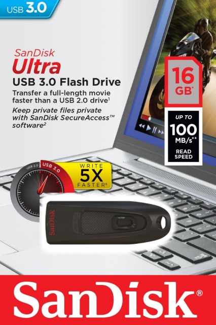 USB 16GB Sandisk Ultra CZ48 6