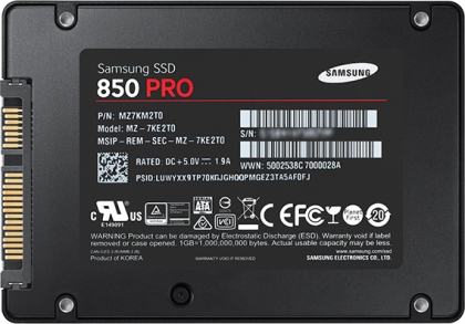 Ổ cứng SSD 512GB Samsung 850 PRO 2.5-Inch SATA III (No Box)