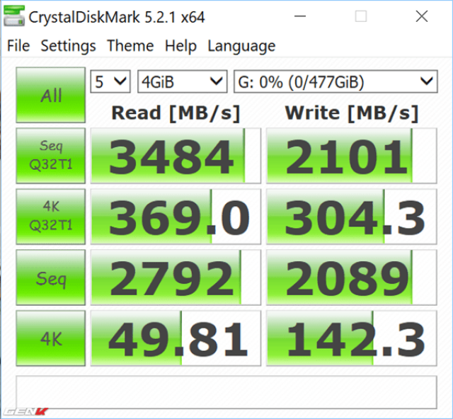 Đánh giá ổ cứng SSD M2-PCIe Samsung 960 EVO250 GB: vô địch trong tầm giá dưới 4 triệu 7