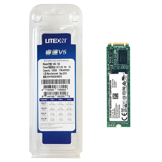 Ổ cứng SSD M2-SATA 128GB Liteon V5G 2280 5