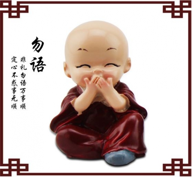 Bộ tượng 4 chú tiểu tam không và suy ngẫm 2