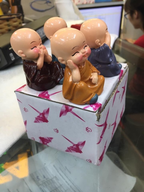 Bộ tượng 4 chú tiểu tam không và suy ngẫm 15