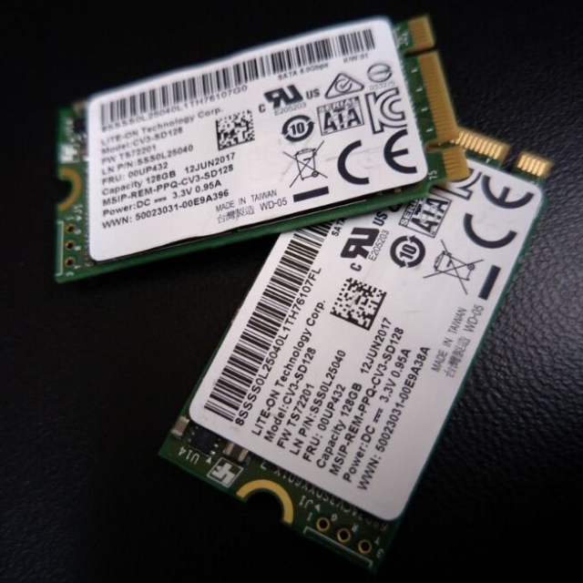 Ổ cứng SSD M2-SATA 128GB Liteon CV3 2242 7