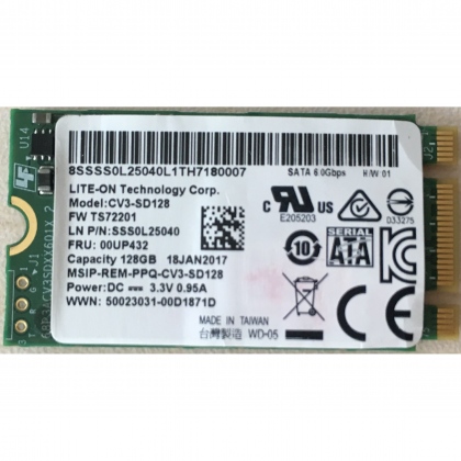 Ổ cứng SSD M2-SATA 128GB Liteon CV3 2242