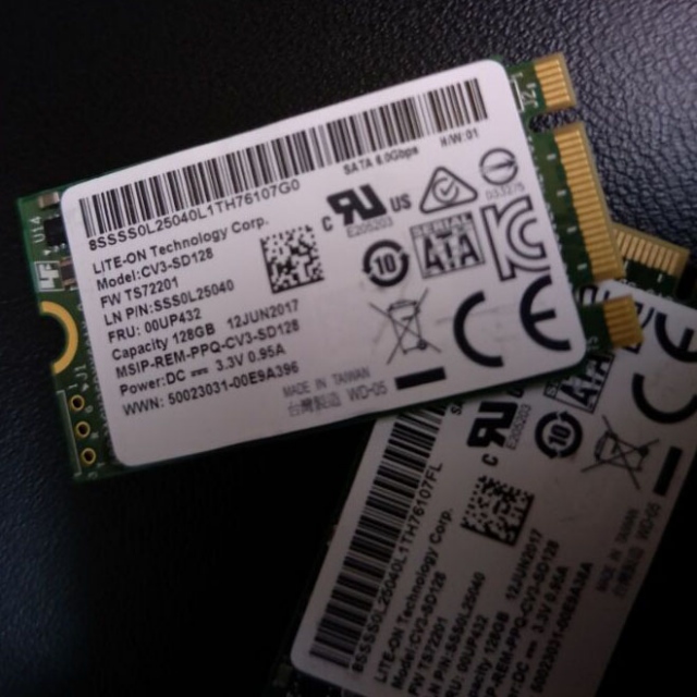 Ổ cứng SSD M2-SATA 128GB Liteon CV3 2242 6