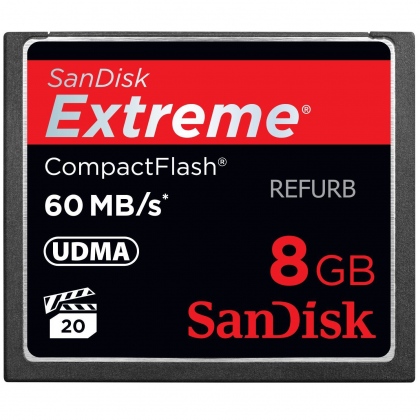 Thẻ nhớ 8GB CompactFlash SanDisk Extreme Refurbished 800X