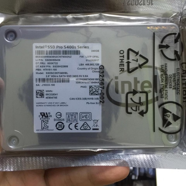Ổ cứng SSD 240GB Intel Pro 5400s 2.5-Inch SATA III 3