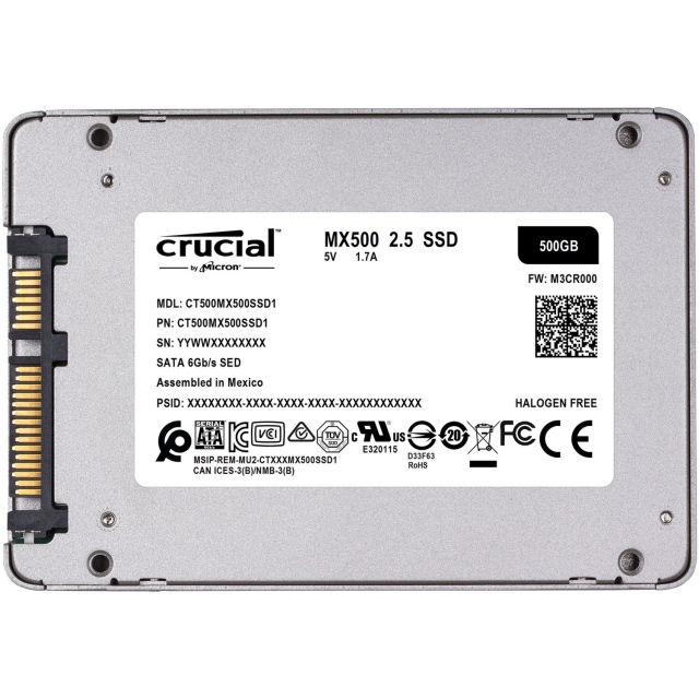 Ổ cứng SSD 500GB Crucial MX500 2.5-Inch SATA III 2