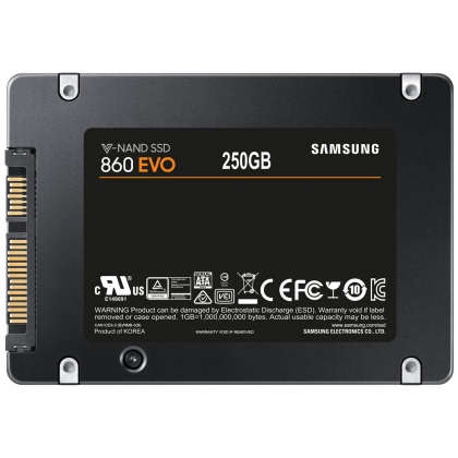Ổ cứng SSD 250GB Samsung 860 EVO MZ-76E250BW (Vỏ nhôm, Tốc độ cao)