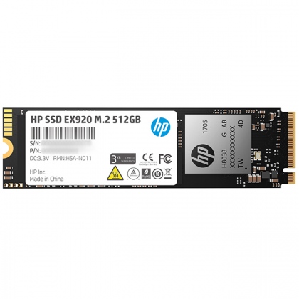 Ổ cứng SSD M2-PCIe 512GB HP EX920 NVME 2280