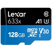 Thẻ nhớ 128GB MicroSDXC Lexar 633x A1 V30 95/45 MBs (Chuyên dụng cho GoPro)