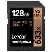 Thẻ nhớ 128GB SDXC Lexar Professional 633x
