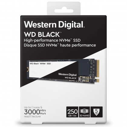 Ổ cứng SSD M2-PCIe 250GB WD Black 2018 NVMe 2280