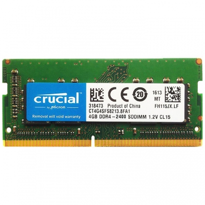 RAM DDR4 Laptop 4GB Crucial 2400Mhz